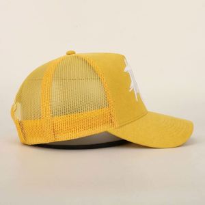Wholesale Oem Custom 5 Panel High Quality 3D Embroidery Logo Trucker Cap,Mesh Snap Back Gorras,Suede Trucker <b>Hat</b> - Product Image 5
