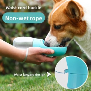 <span class=keywords><strong>Bottiglia</strong></span> d'Acqua Portatile per Cani e Gatti, Ecologica, Impermeabile, in Plastica per Alimenti, 500ml, con Dispenser e Ciotola per Esterni - Product Image 6