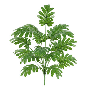 Plantes vertes artificielles, 18 feuilles, haute simulation, en plastique, pour décoration intérieure et extérieure, accessoires de mariage - Product Image 4