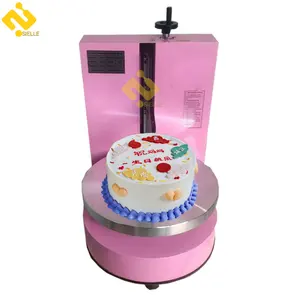 Automatic Commercial Cake Plastering Cream Coating Filling Frosting Making  Spreading Machine Cake Icing Decorating Machine