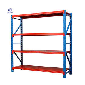 Geçmeli depolama rafı endüstriyel depo rafı sistemi orta görev metal raf depolama raf için lojistik depo ekipmanları - Product Image 1