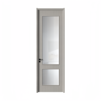 VENTE FLASH Porte double en MDF minimaliste avec isolation acoustique pour usage résidentiel
