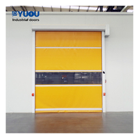 Porte rapide automatique en PVC à action rapide/porte à passage rapide, porte industrielle en PVC