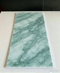 แผ่นพีวีซีลายดอก<span class=keywords><strong>บัว</strong></span>ใบไม้สีเขียวสวยงามสำหรับตกแต่งห้อง - Product Image 5