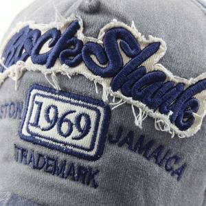 High Quality Unstructured Baseball Caps Custom Embroidery Logo Distressed Cap 6 Panel Baseball Cap - Product Image 3