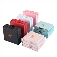 Caja de Lujo Reciclable de Cartón para Pulseras, Brazaletes y Relojes con Cajón de Esponja, Acabado Brillante, Mate, Recubrimiento UV y Laminación con Relieve