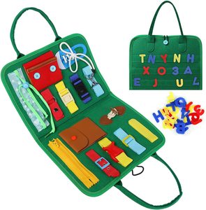Planche en feutre pour enfants Éducation Planche en feutre Montessori Activités pour enfants Les enfants âgés de 1, <span class=keywords><strong>2</strong></span>, 3, 4, 5 sont occupés avec des livres - Product Image 3