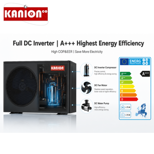 Pompe à chaleur air-eau 4Kw ~16Kw R290 Gaz Monobloc 3D DC Inverter Europe - Product Image 6
