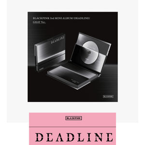 KPOP BLACKPINK 3er Mini Álbum DEADLINE GRAY Ver. CD Oficial Coleccionable Álbum Musical Grupo Femenino Coreano Regalo Merch Bluewave - Product Image 2
