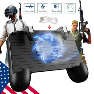 Controlador de juegos móvil Ventilador de refrigeración Disparador de juegos para PUBGes Joystick Gaming Grip - Product Image 1