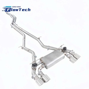 Système d'échappement Catback Valvetronic SS304 avec télécommande pour BMW M2 F87 N55 3.0T 2016-2018 – Quatre sorties, fixation directe - Product Image 1