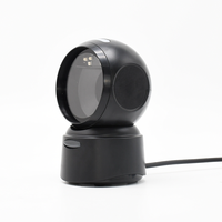 Lecteur de codes-barres 2D USB CMOS de bureau, plateforme omnidirectionnelle mains libres pour codes QR, idéal pour les points de vente, supermarchés et magasins de détail