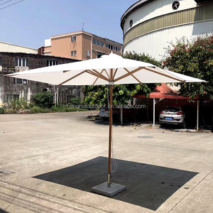 <span class=keywords><strong>Sombrilla</strong></span> <span class=keywords><strong>Lateral</strong></span> Cantilever Blanca Impermeable para Cafetería, Restaurante, Patio, Jardín, Bar, de Aluminio, Plegable, para Exteriores - Product Image 1