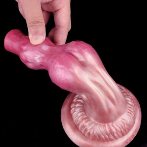 YOCY Dildo Grande de 8 Pulgadas con Nudo Animal, Dildo Monstruo para Mujeres y Hombres, Estimulador de Masturbación, Juguete Sexual de Silicona con Forma de Pene de Perro - Product Image 5