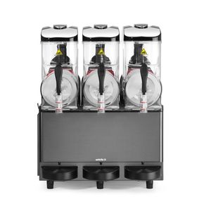 Arktic 3x12L Black Drink/<b>Slush</b> <b>Machine</b> 220-240V/1080W 610x490x(H)775mm 36L Capacity Dispenser - Product Image 1