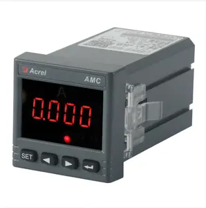 Pengukur arus fase AC 3 Tampilan LCD terpasang Panel AMC48L