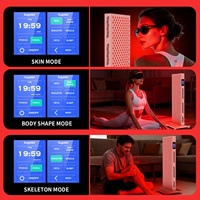 Appareil de thérapie par infrarouge proche pour le corps entier, sauna à lumière rouge OEM ODM, 660nm 810nm 850nm, panneau de thérapie LED pour la remise en forme