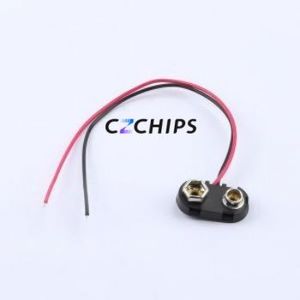 BE-13-013C Button & Strip Battery Connector Connector Battery Clip 9V Stacked Battery - Product Image 1