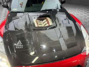 Capot moteur avant en fibre de carbone Style IMP pour Nissan R35 <span class=keywords><strong>GTR</strong></span> Capot avant en carbone - Product Image 4