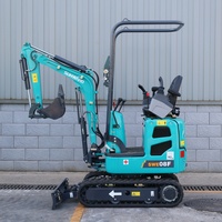 Mini-excavatrice compacte Sunward SWE08F de haute qualité, micro-pelleuse de 1010 kg, machine à chenilles fiable