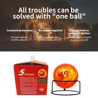 Boule de Poudre Sèche ABC Automatique Certifiée CE, 0,5 kg, 1,3 kg, 2 kg, 4 kg, Flexible et Portable pour la Lutte Contre l'Incendie (Vente en Gros)