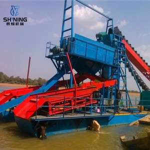 Draga de succión remolcable para extracción de arena de río en minería de oro en sitios africanos - Product Image 1