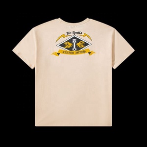 OEM การพิมพ์ผ้าฝ้าย100เปอร์เซ็นต์เสื้อยืดขนาดใหญ่ธรรมดาขนาดใหญ่มีกระเป๋า - Product Image 2