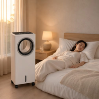 Ventilateur sur pied à moteur DC sans balais, à oscillation 3 vitesses, à faible bruit et à circulation d'air, prix fabricant, pour bureau