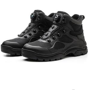 Rotary Buckle Work Boots Safety <strong>Safty</strong> Steel Toe <strong>Shoe</strong> Men Protective <strong>Shoes</strong> Anti-smashing High Top Botas De Seguridad Industrial - Product Image 6
