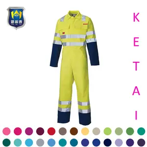 Katun Fr Keseluruhan Tahan Api Nomox Baju Tempur Coverall Baju Keselamatan Tahan Api