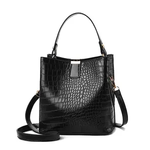 designer ladies crossbody shoulder bags fashion Crocodile stripe handbags