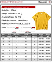 Camiseta de Verano para Hombre, Camiseta de Algodón Extra Grande, Camiseta de Alta Calidad con Logotipo Personalizado al por Mayor para Deportes
