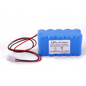 Batería recargable de Ni-Mh LH de 12V y 2000mAh para máquinas de ECG - Product Image 1