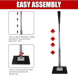 Vente en gros d'usine - Batte de frappe portable <span class=keywords><strong>NAJA</strong></span> modèle 069 en aluminium haute durabilité pour l'entraînement des jeunes - Product Image 5