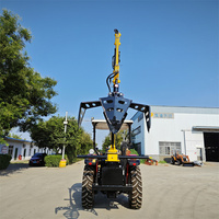 Trekker Palmbes Fruit Kraan Grabber Grijper Machine Ffb Kraan