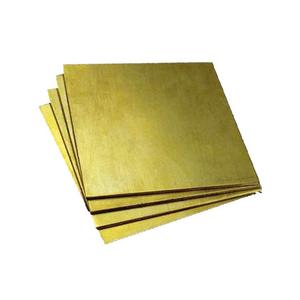 Feuille de laiton C26800 H65 Cuzn35 CZ107 Plaque de laiton jaune d'épaisseur 10mm 20mm - Product Image 3