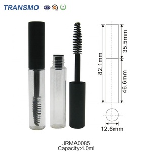 Envase de Rímel Mini de Plástico Ecológico, Personalizable, con Cepillo, Botella para Suero de Pestañas de 3 ml, Botella Mini para Gel de Cejas - Product Image 2