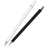 الترويجية السلبي المغناطيسي قلم S القلم قلم رصاص 2 رؤساء اللمس شاشة الكمبيوتر المحمول الألياف اللمس شاشة هاتف محمول رخيصة الروبوت القلم