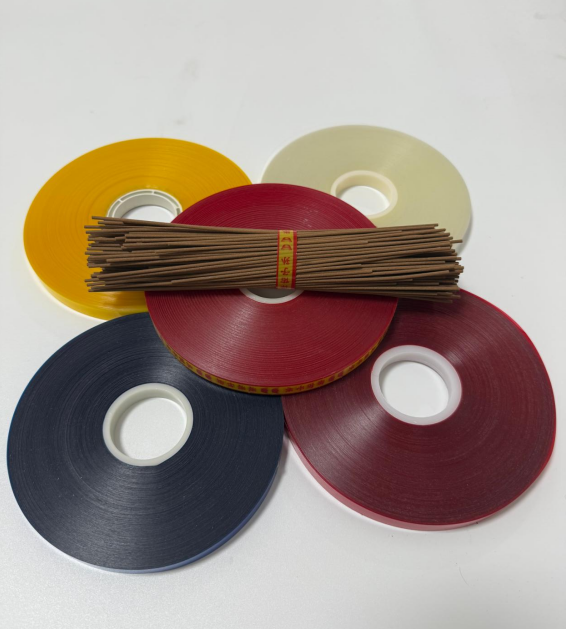 Strapping Incense Plastic Tape 12mm Wide Opp Band Film Tape Hot Melt Adhesive Narrow Band Tape for Banderole Machine