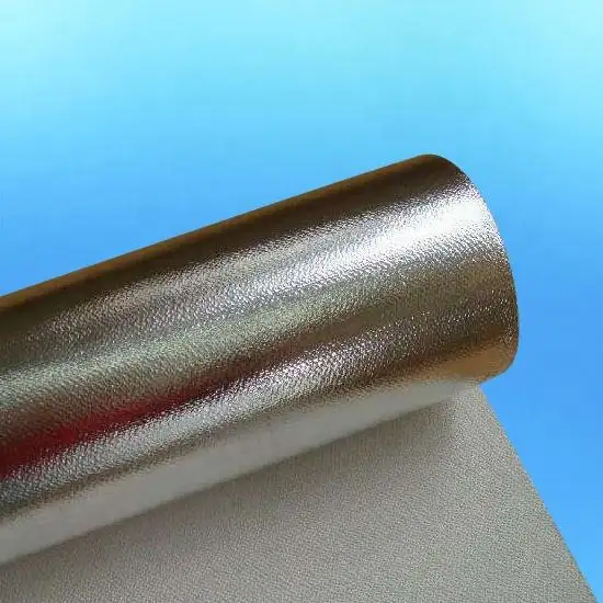 fire proof thermal insulation material fiber glass foil heat reflective foil radiant barrier cover