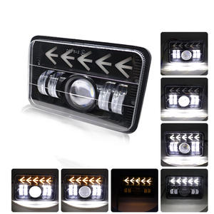 Faro LED de 5x7 pulgadas con luz alta y baja, luces LED para coche, ojo de ángel Halo DRL, accesorios para coche, faro delantero para Jeeps XJ Wranglers Offroad SUV - Product Image 4