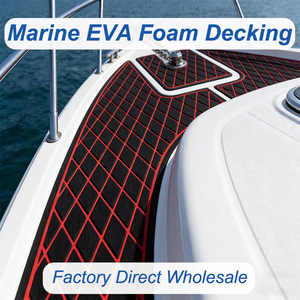 Tapis de sol pour bateau personnalisé, imperméable, en EVA, antidérapant, auto-adhésif, avec bord rainuré, pour bateau à moteur, <span class=keywords><strong>kayak</strong></span>, motif diamant personnalisé - Product Image 1