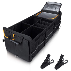 Custom Multifunctional Folding Car Boot Storage Bag Organiser Heavy Duty Large Car Trunk Organizer