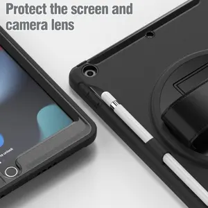 Được xây dựng trong bảo vệ màn hình trường hợp máy tính bảng cho Ipad <span class=keywords><strong>10.2</strong></span> 7 8th Gen 9th thế hệ trường hợp thông minh <span class=keywords><strong>Tablet</strong></span> <span class=keywords><strong>PC</strong></span> Bìa - Product Image 5