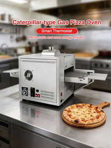 Forno a Nastro Rotante per Pizza a Gas in Acciaio Inox da 18 Pollici per <span class=keywords><strong>Cucina</strong></span> Commerciale, Attrezzatura per Ristorante con Velocità Regolabile - Product Image 5