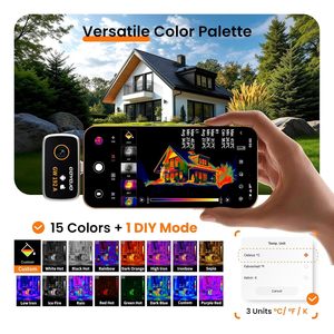 Caméra thermique GOYOJO pour Android 15 16 17, imagerie infrarouge 192x192, inspection électrique et HVAC pour la maison - Product Image 4