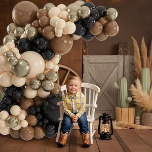 Ballon Garland Arch Kit Luftballons für Cowboy Western Wild West First Rodeo Country Farm Baby <span class=keywords><strong>party</strong></span> Geburtstags feier Dekorationen - Product Image 4
