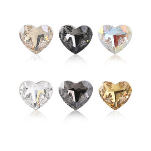 Lan Guang Usine En Gros Super Qualité K9 Coeur Forme Non-Hotfix Verre Strass <span class=keywords><strong>Chaton</strong></span> Cristal pour Vêtement Nail <span class=keywords><strong>Art</strong></span> - Product Image 3