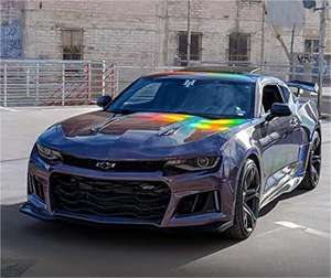 Película de vinilo cromada holográfica hexagonal a la moda a precio de fábrica, <span class=keywords><strong>se</strong></span> <span class=keywords><strong>puede</strong></span> utilizar para <span class=keywords><strong>el</strong></span> exterior interior del coche con liberación de aire - Product Image 2