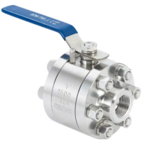 Vanne à boisseau sphérique B3 à passage plein, à brides, filetage BSP NPT, en acier inoxydable SS304, joint PTFE, extrémité filetée, haute pression, 1/2, gaz haute température, garantie 1 an